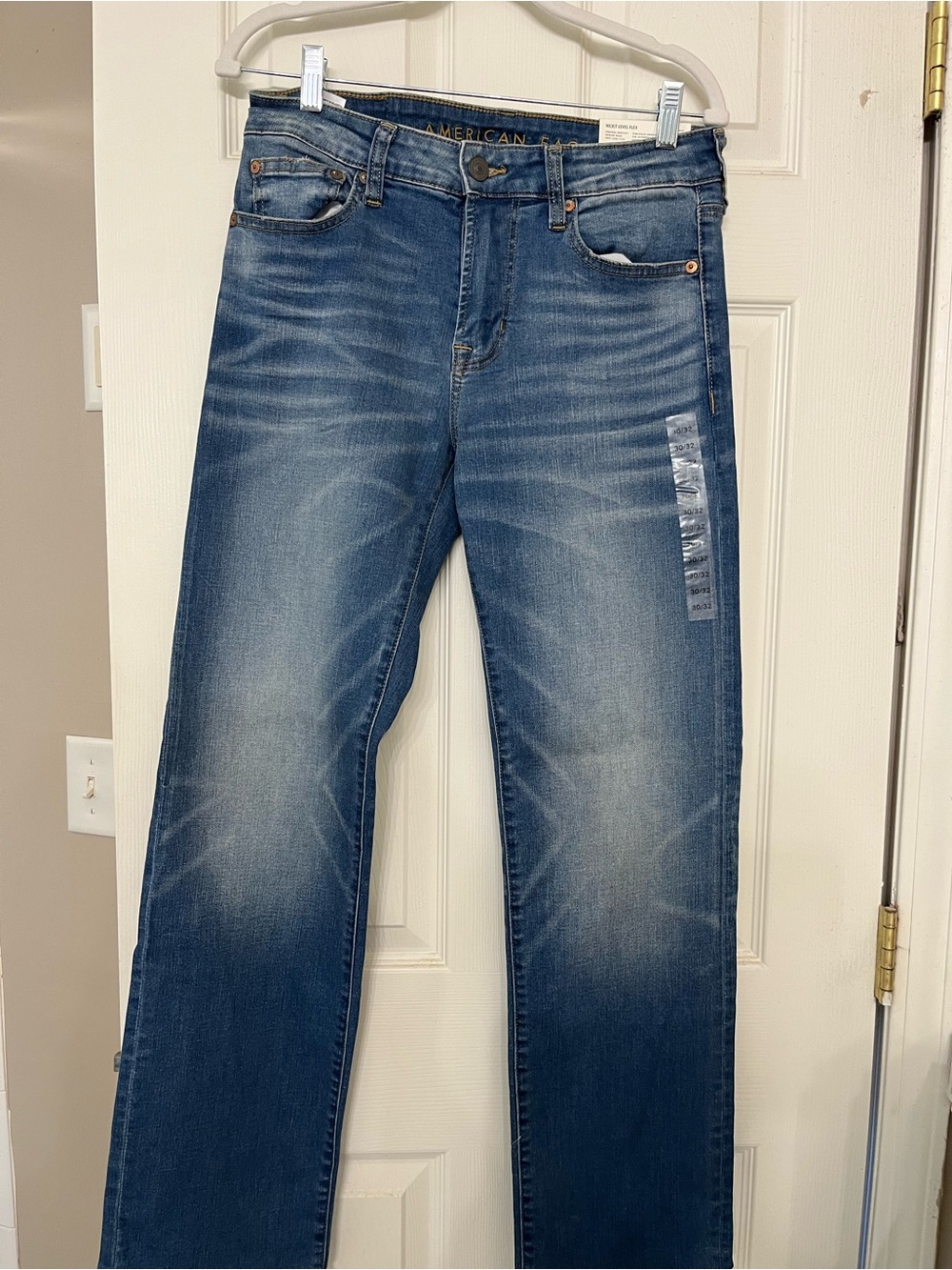American Eagle Ne(x)t Level Flex Bootcut Jeans in Medium Blue